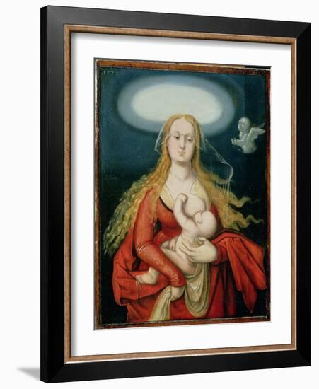 Madonna and Child, 1539 (Oil on Panel)-Hans Baldung Grien-Framed Giclee Print