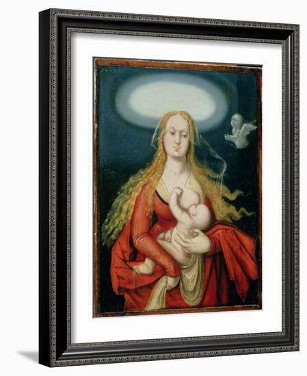 Madonna and Child, 1539 (Oil on Panel)-Hans Baldung Grien-Framed Giclee Print