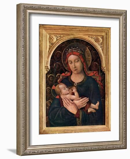 Madonna and Child, 15th Century-Jacopo Bellini-Framed Giclee Print