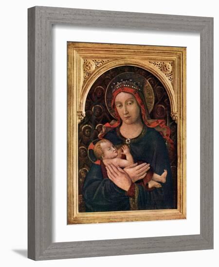 Madonna and Child, 15th Century-Jacopo Bellini-Framed Giclee Print