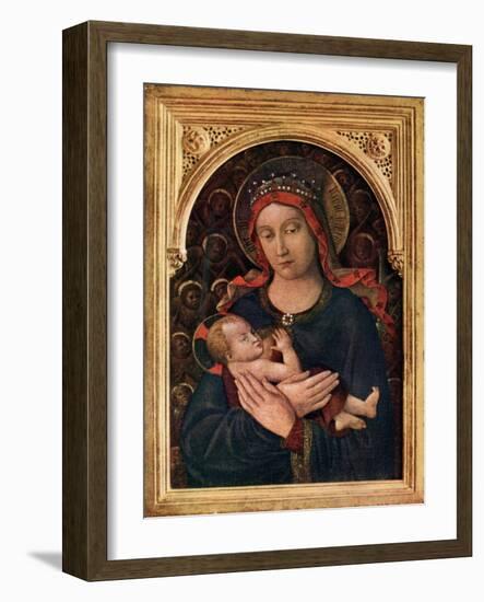 Madonna and Child, 15th Century-Jacopo Bellini-Framed Giclee Print