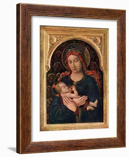 Madonna and Child, 15th Century-Jacopo Bellini-Framed Giclee Print