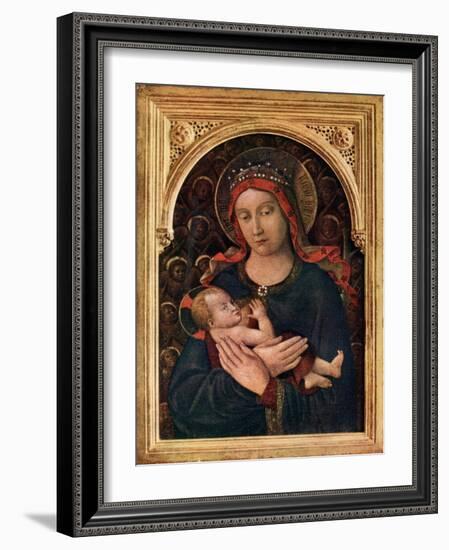 Madonna and Child, 15th Century-Jacopo Bellini-Framed Giclee Print