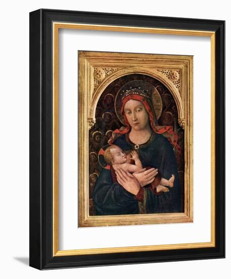 Madonna and Child, 15th Century-Jacopo Bellini-Framed Giclee Print