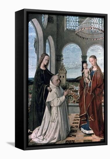 Madonna and Child, 15th Century-Petrus Christus-Framed Premier Image Canvas