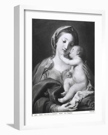 Madonna and Child, 1708-Pompeo Batoni-Framed Giclee Print