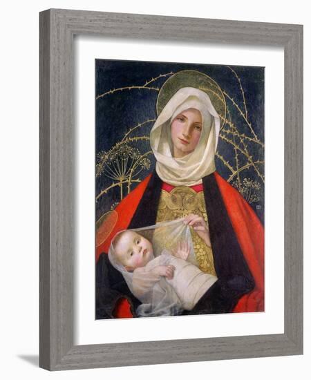 Madonna and Child, 1907-08-Marianne Stokes-Framed Premium Giclee Print