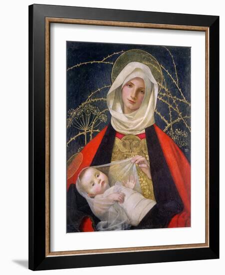 Madonna and Child, 1907-08-Marianne Stokes-Framed Premium Giclee Print