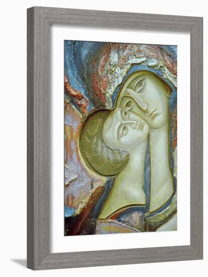 Madonna and Child, 1988-Alek Rapoport-Framed Giclee Print