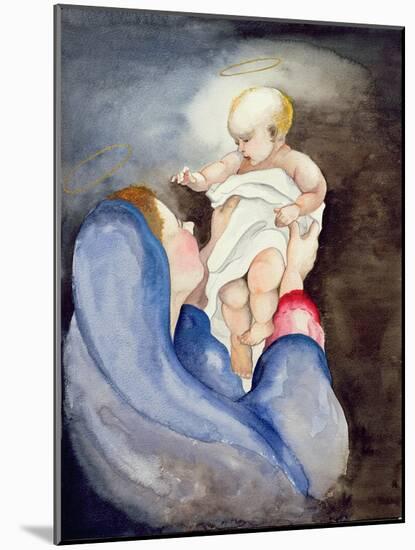 Madonna and Child, 1996-Jeanne Maze-Mounted Giclee Print