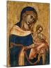 Madonna and Child, 2nd Quarter of the 14th Century (Tempera and Gold on Panel)-null-Mounted Giclee Print