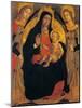 Madonna and Child Between St Apollonia and St Lucy-null-Mounted Giclee Print