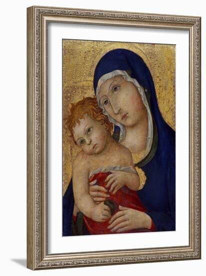 Madonna and Child, C.1450-Sano di Pietro-Framed Giclee Print