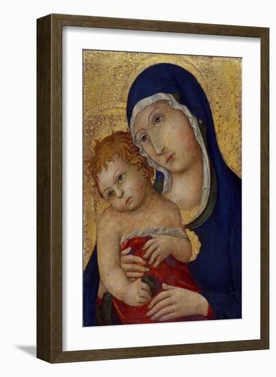 Madonna and Child, C.1450-Sano di Pietro-Framed Giclee Print