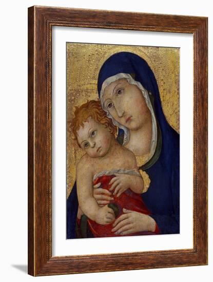 Madonna and Child, C.1450-Sano di Pietro-Framed Giclee Print