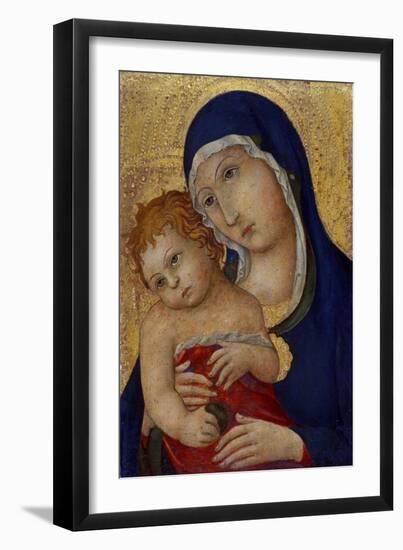 Madonna and Child, C.1450-Sano di Pietro-Framed Giclee Print