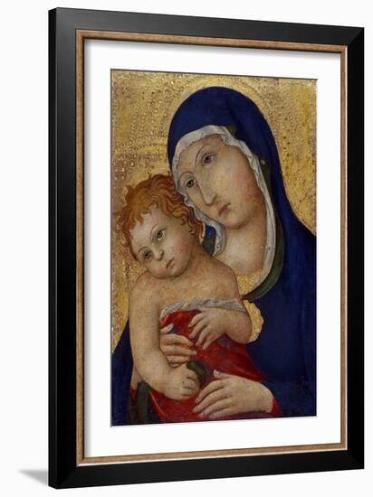 Madonna and Child, C.1450-Sano di Pietro-Framed Giclee Print