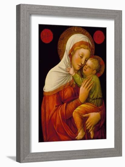 Madonna and Child, c.1465-Jacopo Bellini-Framed Giclee Print