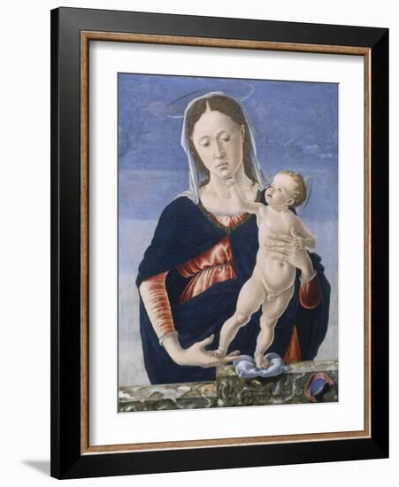 Madonna and Child, c.1467-8-Marco Zoppo-Framed Giclee Print