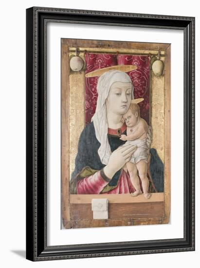 Madonna and Child, C.1468-Carlo Crivelli-Framed Giclee Print