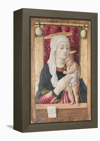 Madonna and Child, C.1468-Carlo Crivelli-Framed Premier Image Canvas