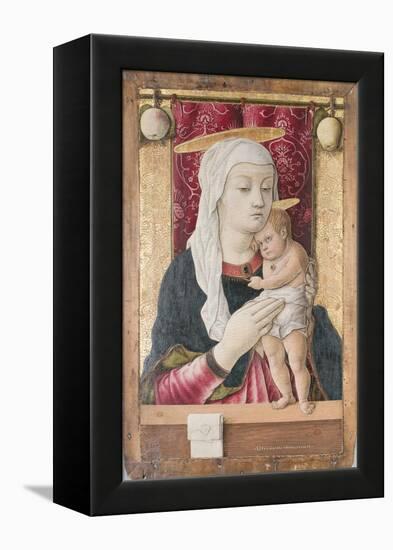 Madonna and Child, C.1468-Carlo Crivelli-Framed Premier Image Canvas