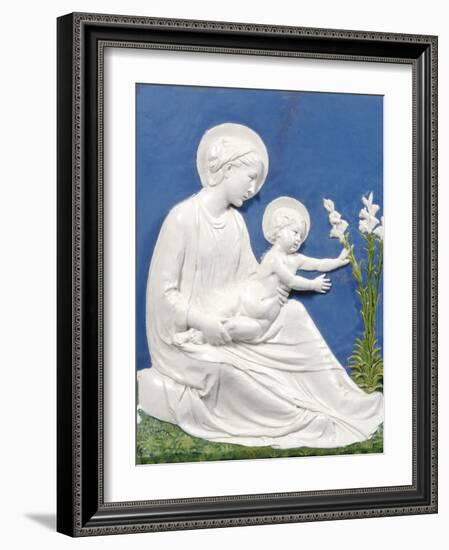 Madonna and Child, c.1475-Luca Della Robbia-Framed Photographic Print