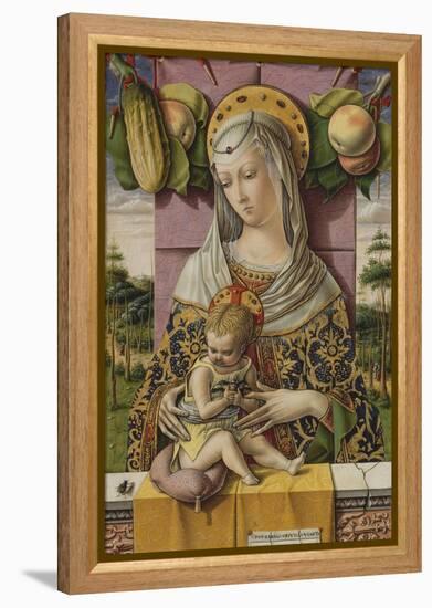 Madonna and Child, c.1480-Carlo Crivelli-Framed Premier Image Canvas