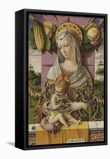 Madonna and Child, c.1480-Carlo Crivelli-Framed Premier Image Canvas