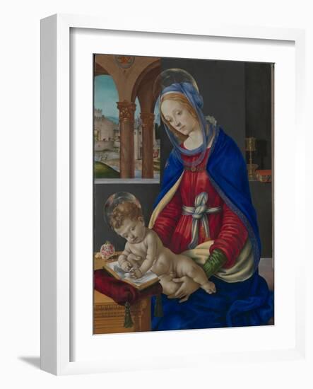 Madonna and Child, c.1483-4-Filippino Lippi-Framed Giclee Print