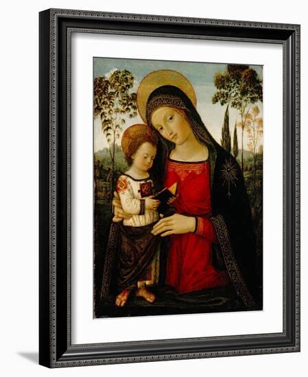 Madonna and Child, c.1490-1495-Bernardino di Betto Pinturicchio-Framed Giclee Print