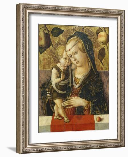 Madonna and Child, C. 1490-Carlo Crivelli-Framed Giclee Print