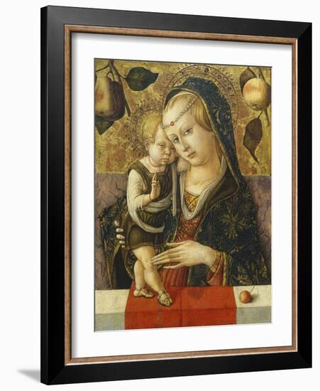 Madonna and Child, C. 1490-Carlo Crivelli-Framed Giclee Print