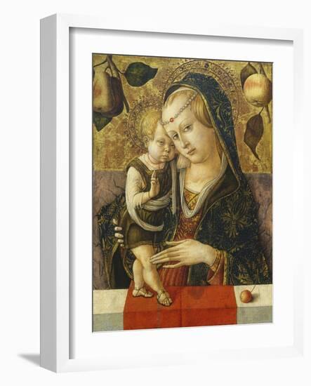 Madonna and Child, C. 1490-Carlo Crivelli-Framed Giclee Print