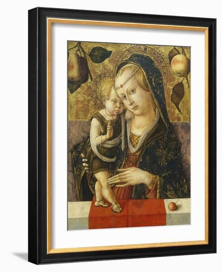 Madonna and Child, C. 1490-Carlo Crivelli-Framed Giclee Print