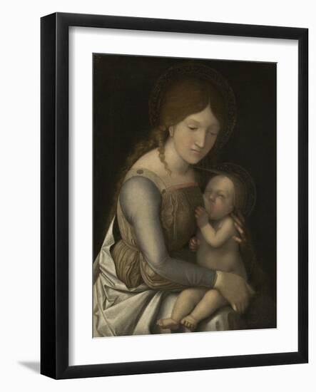 Madonna and Child, C.1505-1510-Andrea Mantegna-Framed Giclee Print