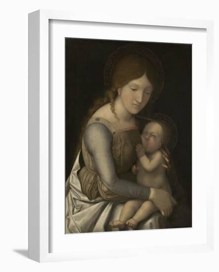 Madonna and Child, C.1505-1510-Andrea Mantegna-Framed Giclee Print