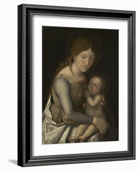 Madonna and Child, C.1505-1510-Andrea Mantegna-Framed Giclee Print