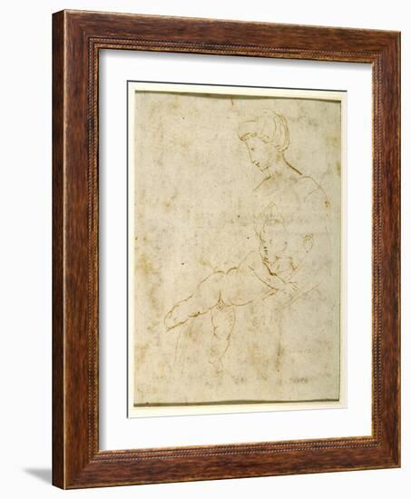 Madonna and Child, C.1505-Raphael-Framed Giclee Print