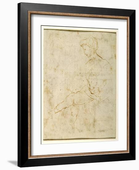 Madonna and Child, C.1505-Raphael-Framed Giclee Print