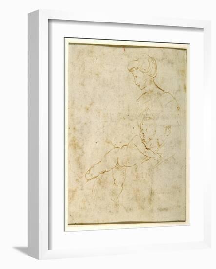 Madonna and Child, C.1505-Raphael-Framed Giclee Print