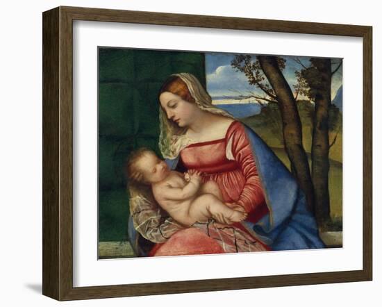 Madonna and Child, c.1508-Titian-Framed Giclee Print