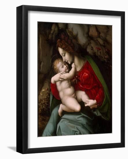 Madonna and Child, c.1520-Francesco Ubertini Verdi Bachiacca-Framed Giclee Print