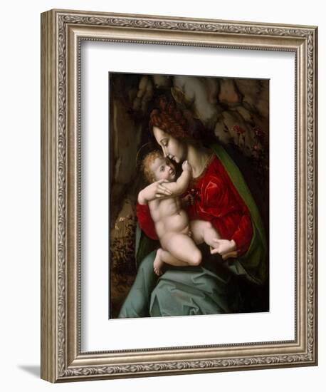 Madonna and Child, c.1520-Francesco Ubertini Verdi Bachiacca-Framed Giclee Print