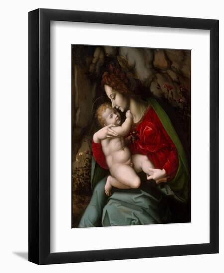 Madonna and Child, c.1520-Francesco Ubertini Verdi Bachiacca-Framed Giclee Print