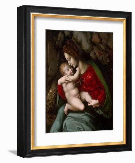 Madonna and Child, c.1520-Francesco Ubertini Verdi Bachiacca-Framed Giclee Print