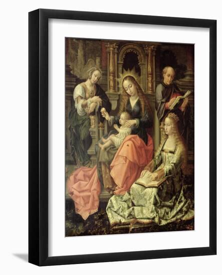 Madonna and Child, C.1535-Bernard van Orley-Framed Giclee Print
