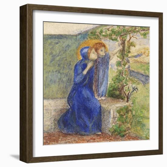 Madonna and Child, C.1855-Elizabeth Eleanor Siddal-Framed Giclee Print