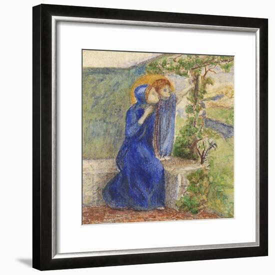 Madonna and Child, C.1855-Elizabeth Eleanor Siddal-Framed Giclee Print