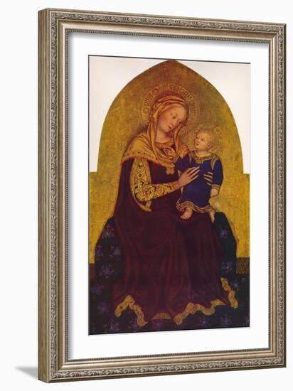 'Madonna and Child', c1420-Gentile da Fabriano-Framed Giclee Print